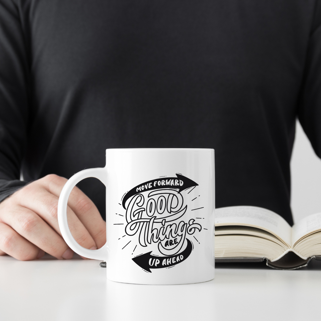 Black and White Minimalist Mug Mockup